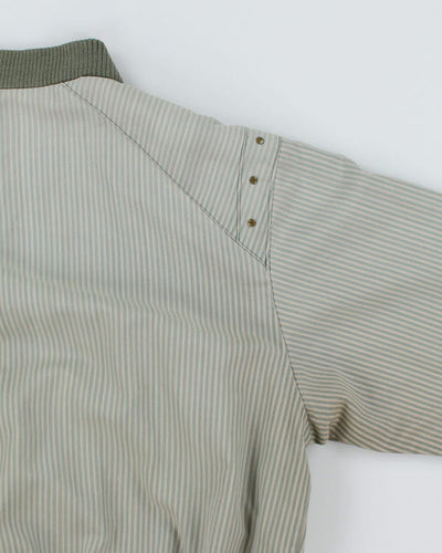 Vintage Striped Harrington Jacket - L