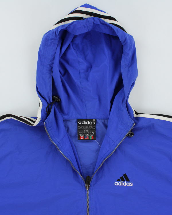 Vintage 90's Adidas 3/4 Zip Pullover Jacket - L