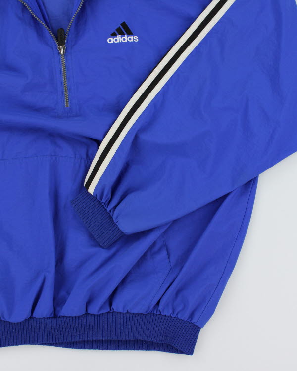 Vintage 90's Adidas 3/4 Zip Pullover Jacket - L