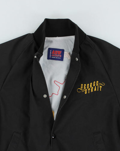 Vintage 90's George Strait Bomber Jacket - S