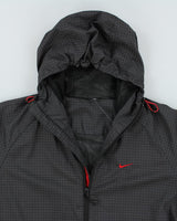 Vintage Y2K Nike Patterned Windbreaker Jacket - L
