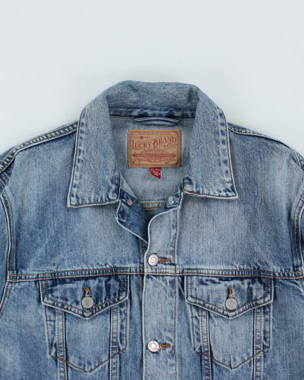 Vintage Lucky Brand Medium Wash Denim Jacket - L