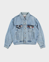 Vintage 90's Chevignon Light Wash Denim Jacket - M