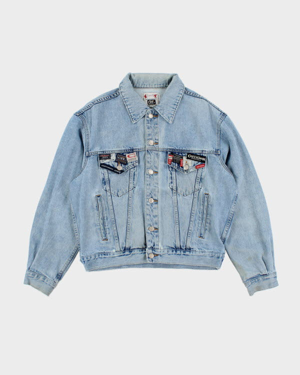 Vintage 90's Chevignon Light Wash Denim Jacket - M