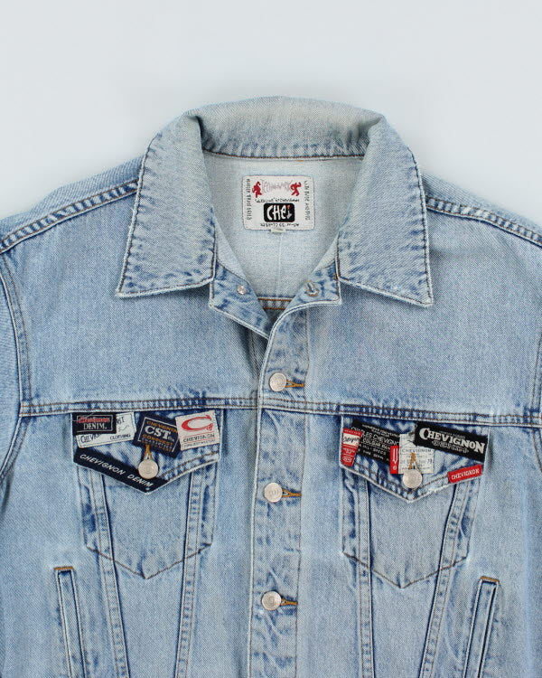 Vintage 90's Chevignon Light Wash Denim Jacket - M