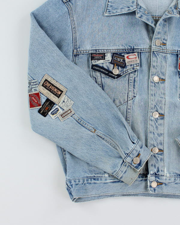 Vintage 90's Chevignon Light Wash Denim Jacket - M
