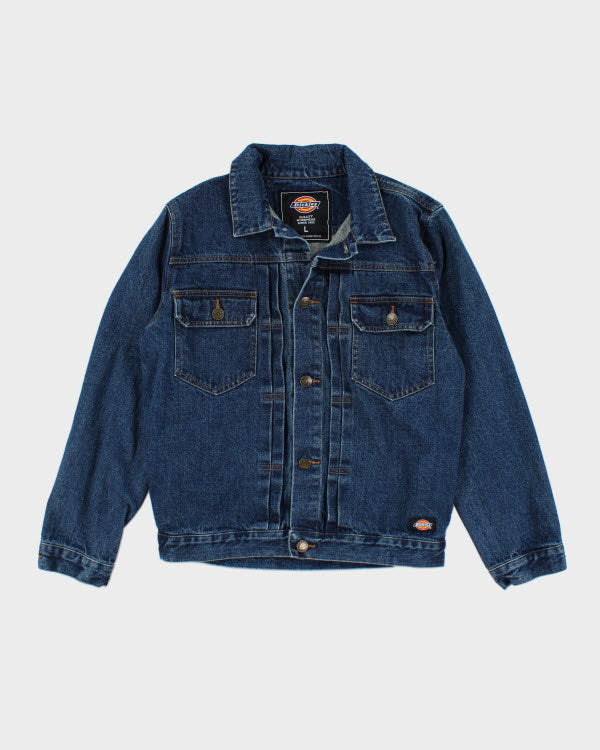 Vintage Dickies Workwear Dark Wash Denim Jacket - L