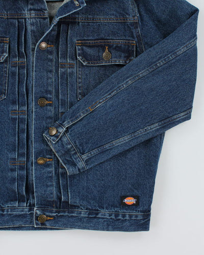 Vintage Dickies Workwear Dark Wash Denim Jacket - L
