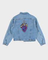 Vintage 90's ACME Looney Tunes Embroidered Denim Jacket - L