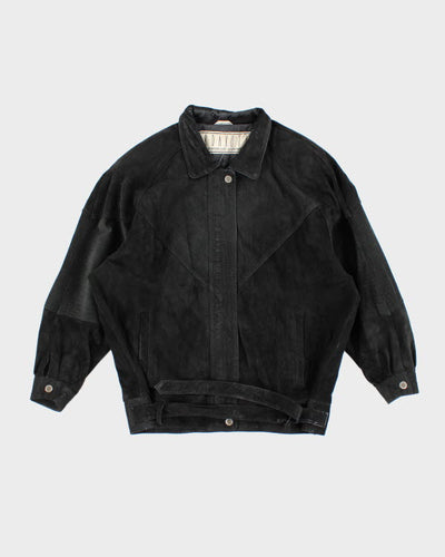 Vintage 90's Suede Bomber Style Jacket - L