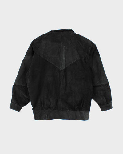 Vintage 90's Suede Bomber Style Jacket - L