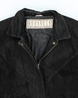 Vintage 90's Suede Bomber Style Jacket - L