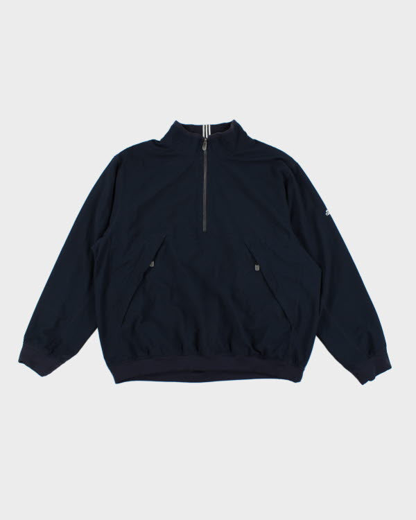 Y2k 00s Adidas Quarter Zip Jacket - L