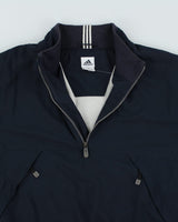 Y2k 00s Adidas Quarter Zip Jacket - L