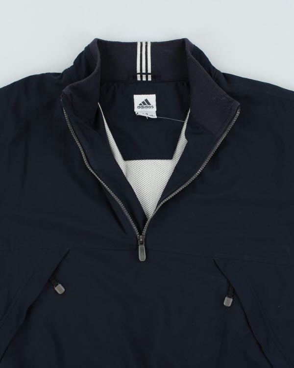 Y2k 00s Adidas Quarter Zip Jacket - L