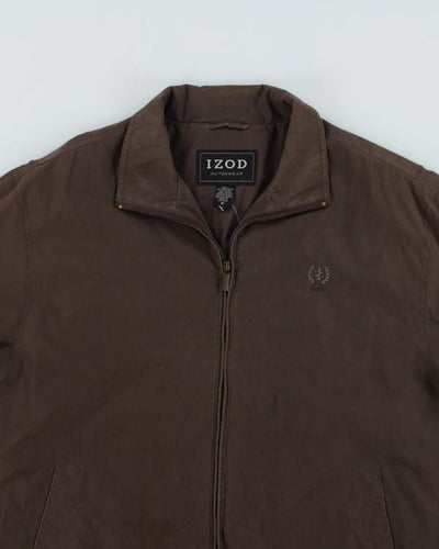 Vintage 90s Izod Brown Jacket - M