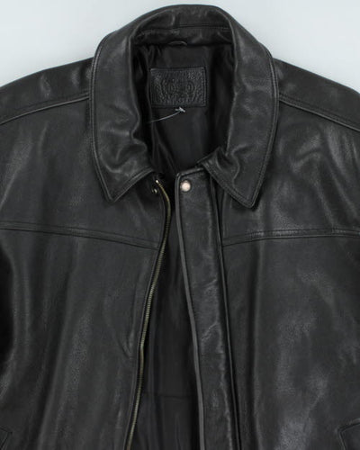 Vintage Togo Biker Leather Jacket - XL