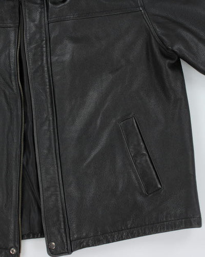 Vintage Togo Biker Leather Jacket - XL