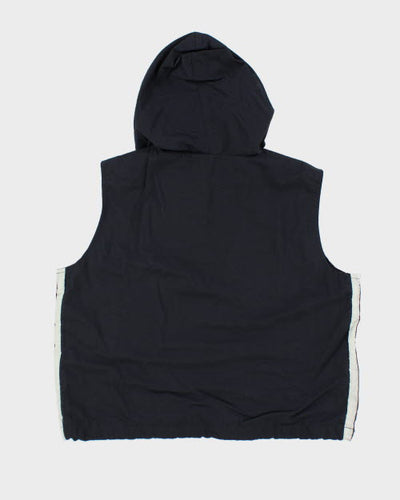 Vintage Y2K Urban Star Sleeveless Windbreaker Jacket - S