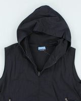 Vintage Y2K Urban Star Sleeveless Windbreaker Jacket - S