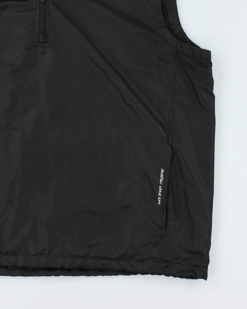 Vintage Y2K Snake Eyes Sleeveless Windbreaker Jacket - XL