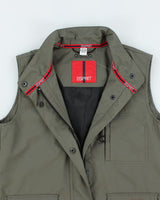 Vintage Y2K Esprit Sleeveless Windbreaker Jacket - S