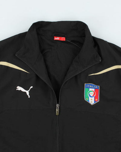 Vintage Puma Italy Football Track Jacket - L