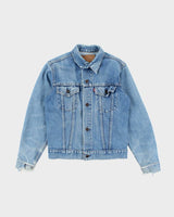 Vintage 90's Levi's Type 2 Light Wash Denim Jacket - S