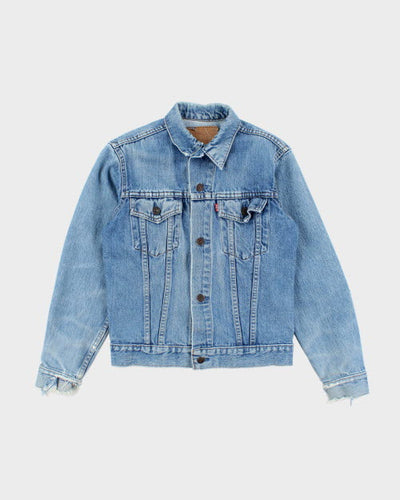 Vintage 90's Levi's Type 2 Light Wash Denim Jacket - S
