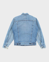 Vintage 90's Levi's Type 2 Light Wash Denim Jacket - S