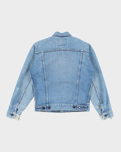 Vintage 90's Levi's Type 2 Light Wash Denim Jacket - S