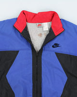 Vintage 90's Nike Panelled Windbreaker Jacket - M