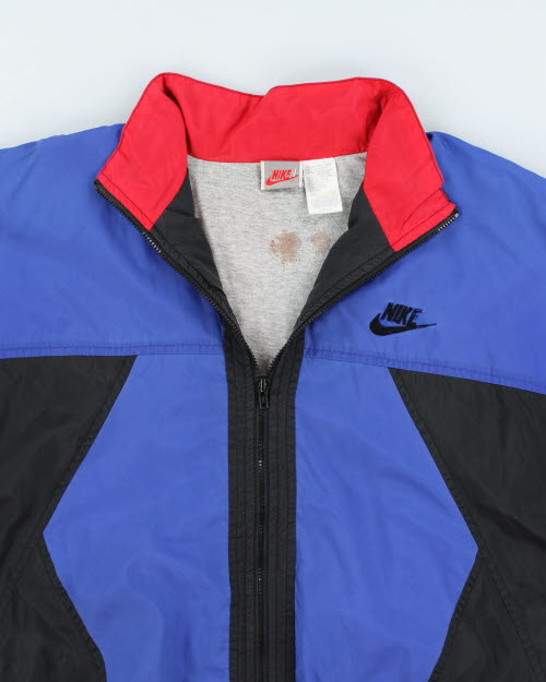 Vintage 90's Nike Panelled Windbreaker Jacket - M
