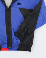 Vintage 90's Nike Panelled Windbreaker Jacket - M