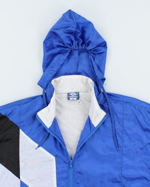 Vintage 90's Umbro Hooded Windbreaker Jacket - M