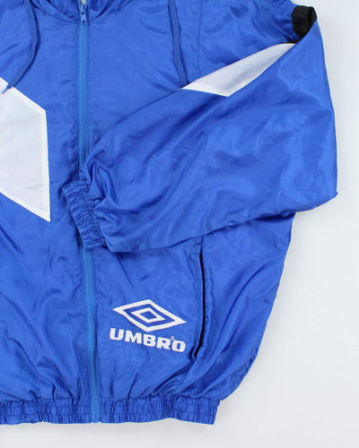 Vintage 90's Umbro Hooded Windbreaker Jacket - M