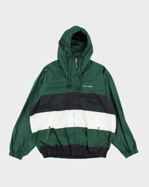 Vintage Polo Sport Lightweight Hooded Windbreaker Jacket - M
