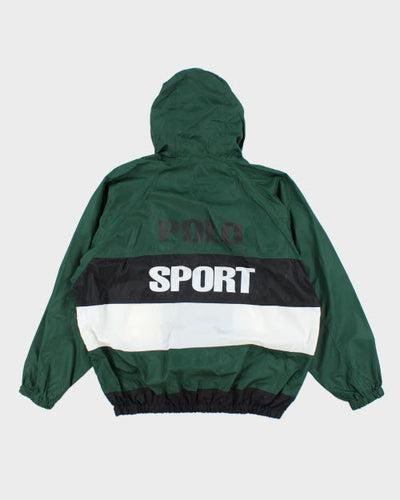 Vintage Polo Sport Lightweight Hooded Windbreaker Jacket - M