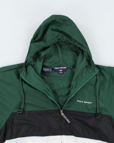 Vintage Polo Sport Lightweight Hooded Windbreaker Jacket - M