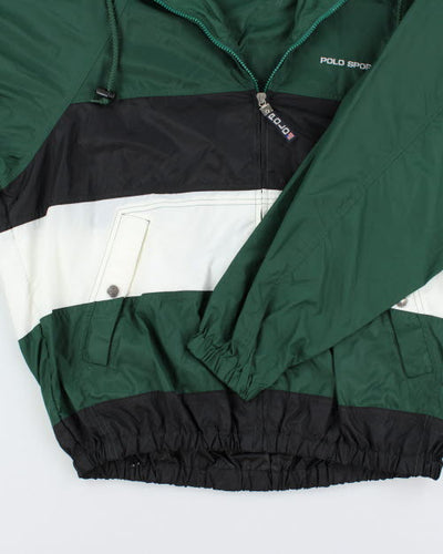 Vintage Polo Sport Lightweight Hooded Windbreaker Jacket - M