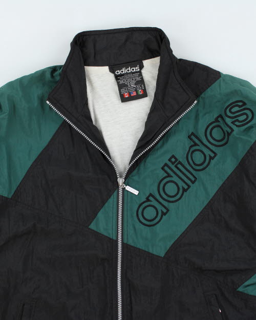 Vintage 90's Adidas Zip Up Windbreaker Jacket - M