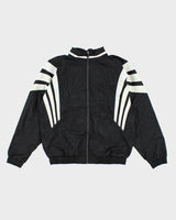 Vintage 90's Adidas Striped Zip Up Windbreaker Jacket - M
