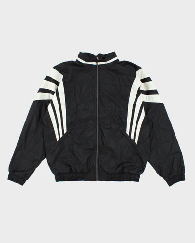 Vintage 90's Adidas Striped Zip Up Windbreaker Jacket - M