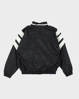 Vintage 90's Adidas Striped Zip Up Windbreaker Jacket - M