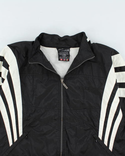 Vintage 90's Adidas Striped Zip Up Windbreaker Jacket - M