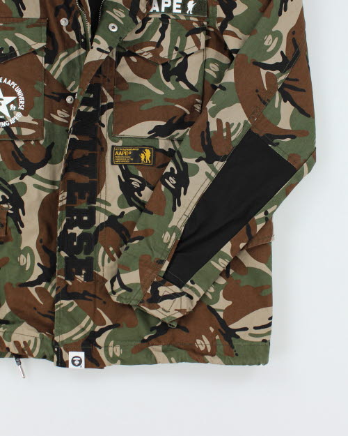 Vintage AAPE Camouflage Heavyweight Jacket - S
