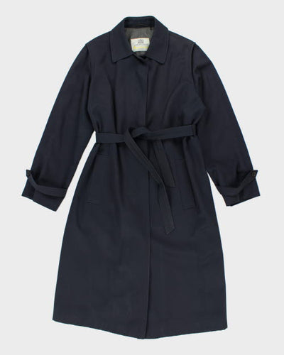 Vintage Aquascutum Navy Mac - L