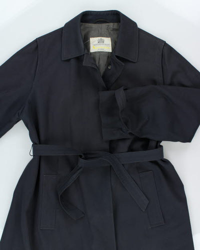 Vintage Aquascutum Navy Mac - L