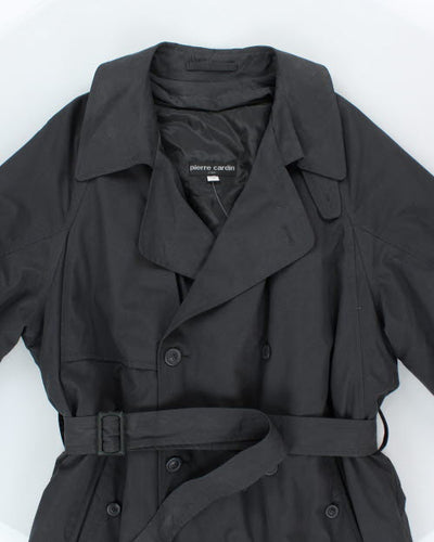 Vintage Pierre Cardin Black Mac - L