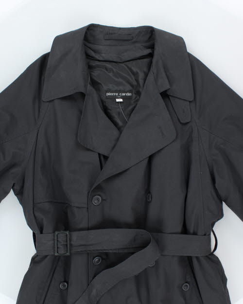 Vintage Pierre Cardin Black Mac - L